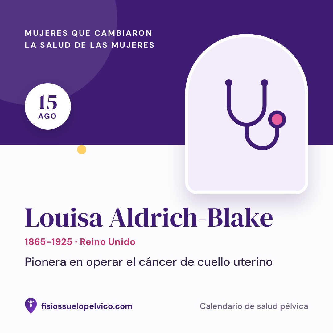 Imagen para redes: Louisa Aldrich-Blake