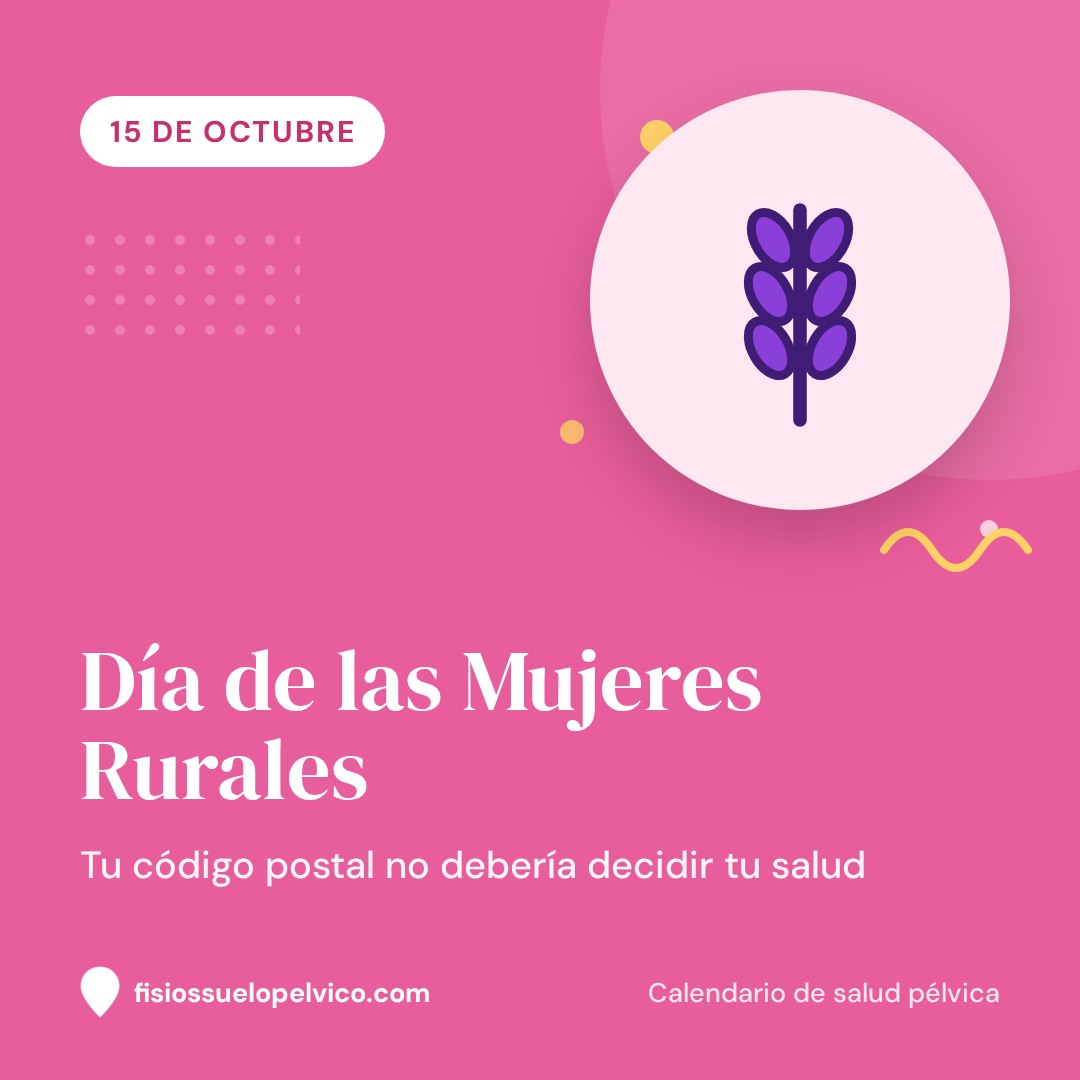 Imagen para redes: Día Internacional de las Mujeres Rurales
