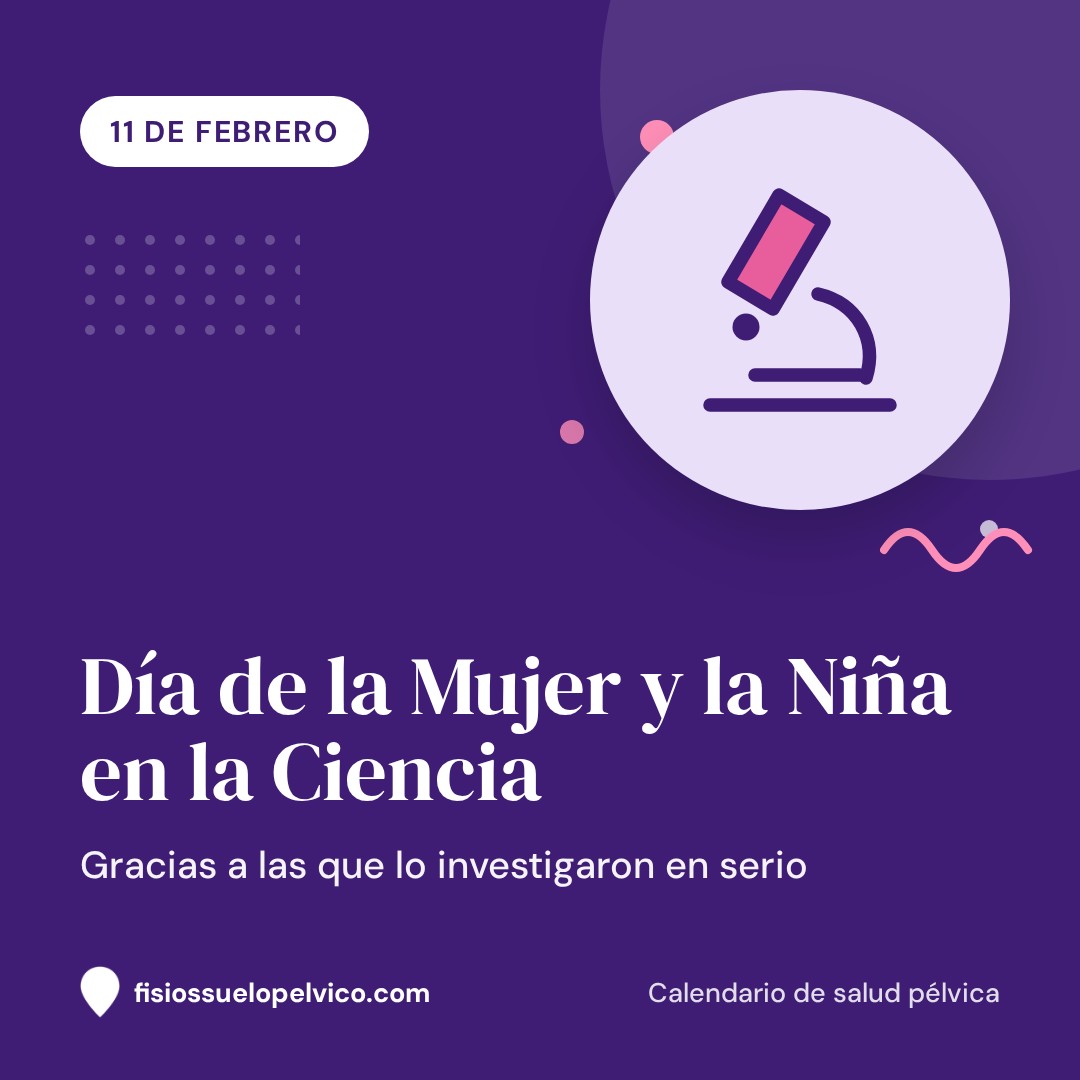 Imagen para redes: Día Internacional de la Mujer y la Niña en la Ciencia