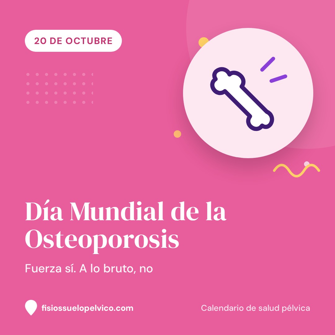 Imagen para redes: Día Mundial de la Osteoporosis