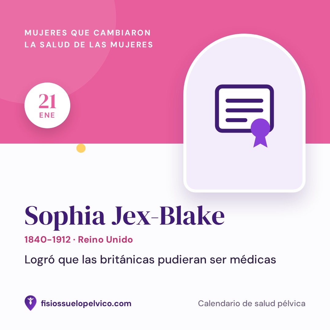 Imagen para redes: Sophia Jex-Blake