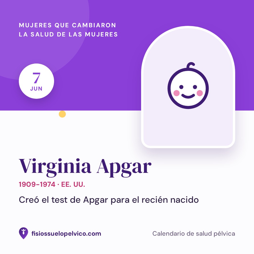 Imagen para redes: Virginia Apgar