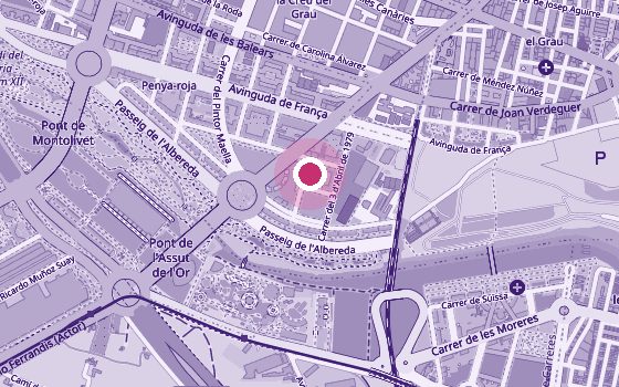 Mapa de la zona de Vanesa Vallet Suelo Pélvico