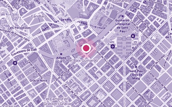Mapa de la zona de Clínica Axial – Rehabilitación del Suelo Pélvico