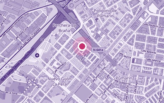Mapa de la zona de Maternia – Fisioterapia Suelo Pélvico