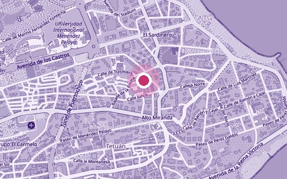 Mapa de la zona de Clínica Fátima Veiga – Suelo Pélvico Santander