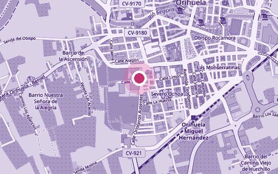 Mapa de la zona de Cuida tu Pelvis – Andrea Carrillo Orihuela