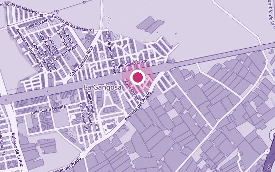 Mapa de la zona de Impulso Fisioterapia y Suelo Pélvico Vícar