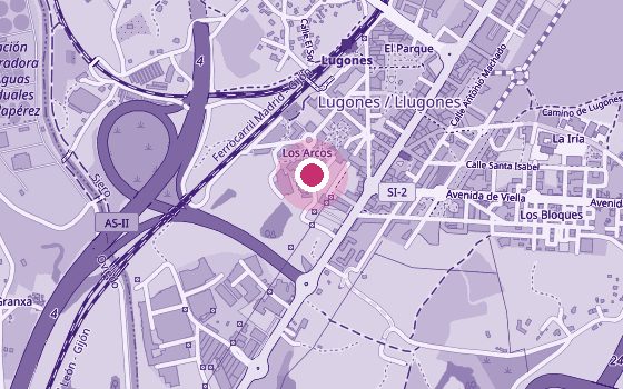 Mapa de la zona de Elena Aguilar Salud Femenina