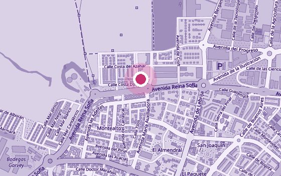 Mapa de la zona de Centro Integral de Suelo Pélvico Lucrecia Rubio Jerez