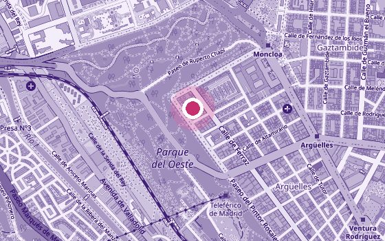 Mapa de la zona de Centro de Fisioterapia Pelviperineal Beatriz Cosgrove