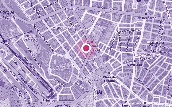 Mapa de la zona de IFIP – Instituto de Fisioterapia Pélvica Integral