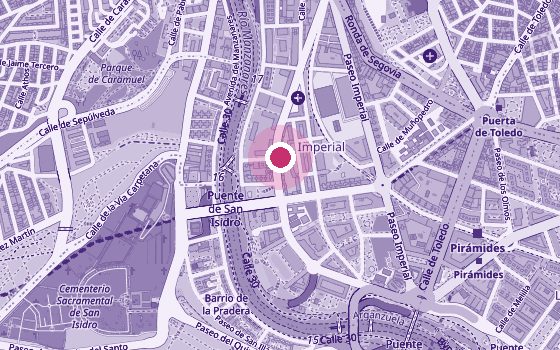 Mapa de la zona de Fisioterapia Suelo Consciente