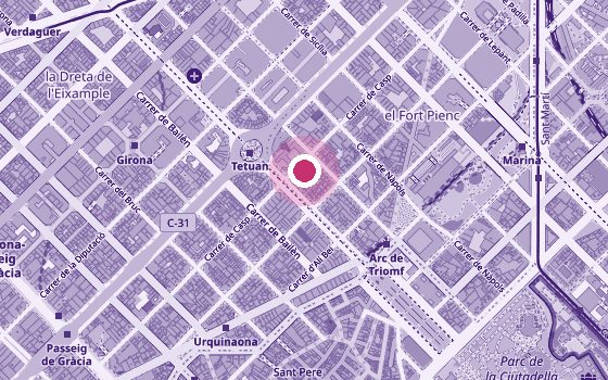 Ubicación de Evexia Salut – Suelo Pélvico Barcelona en el mapa